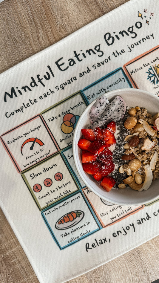 Mindful Eating Bingo Placemats