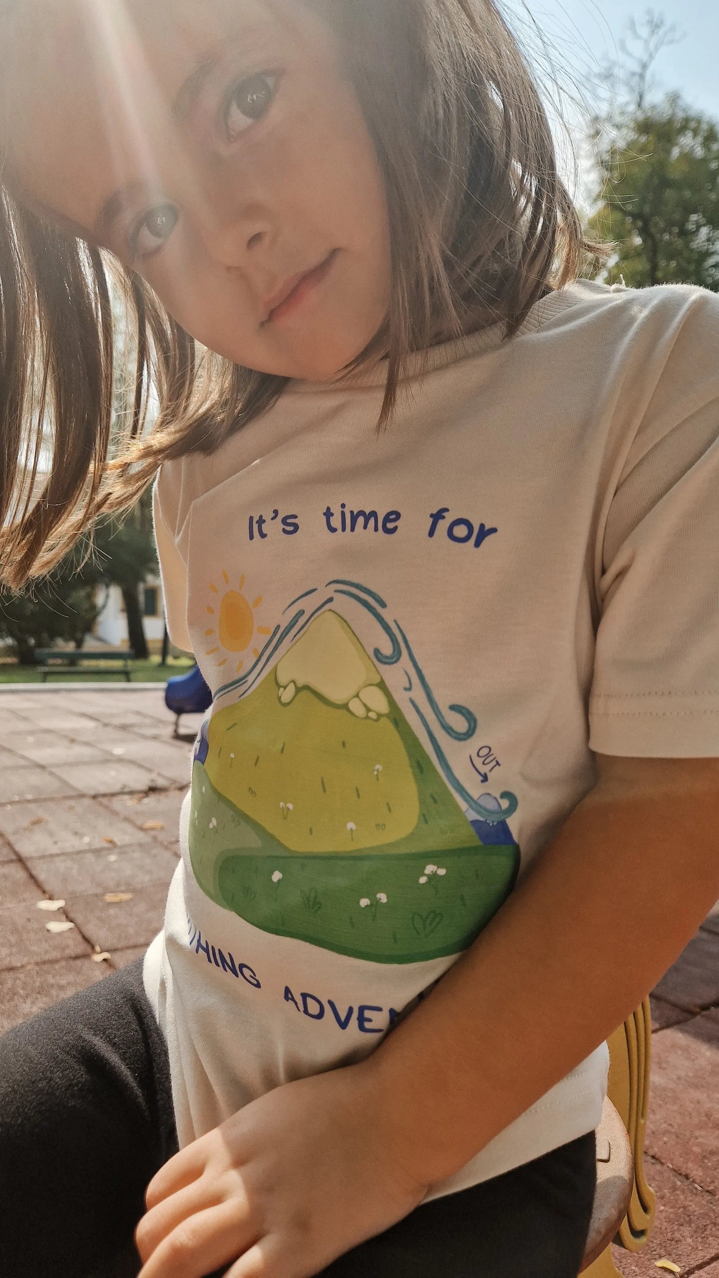 Mountain regular fit kids' t-shirt