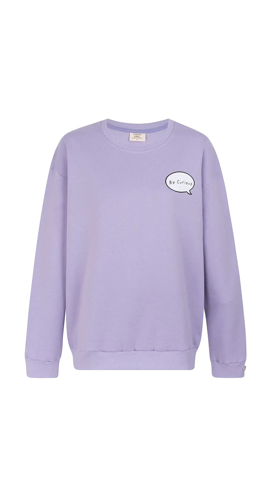 Unisex organic cotton lavender sweatshirt - Reminder