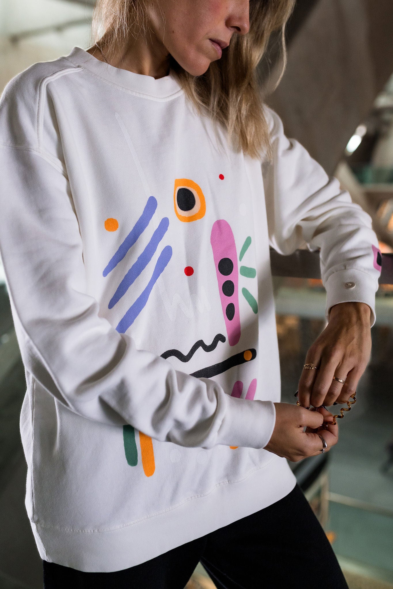 Emoções Sweatshirt oversized