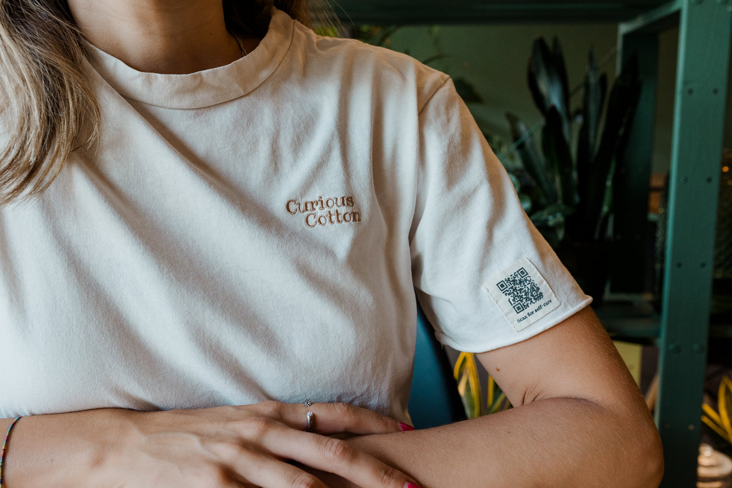 Self-care T-shirt algodão orgânico