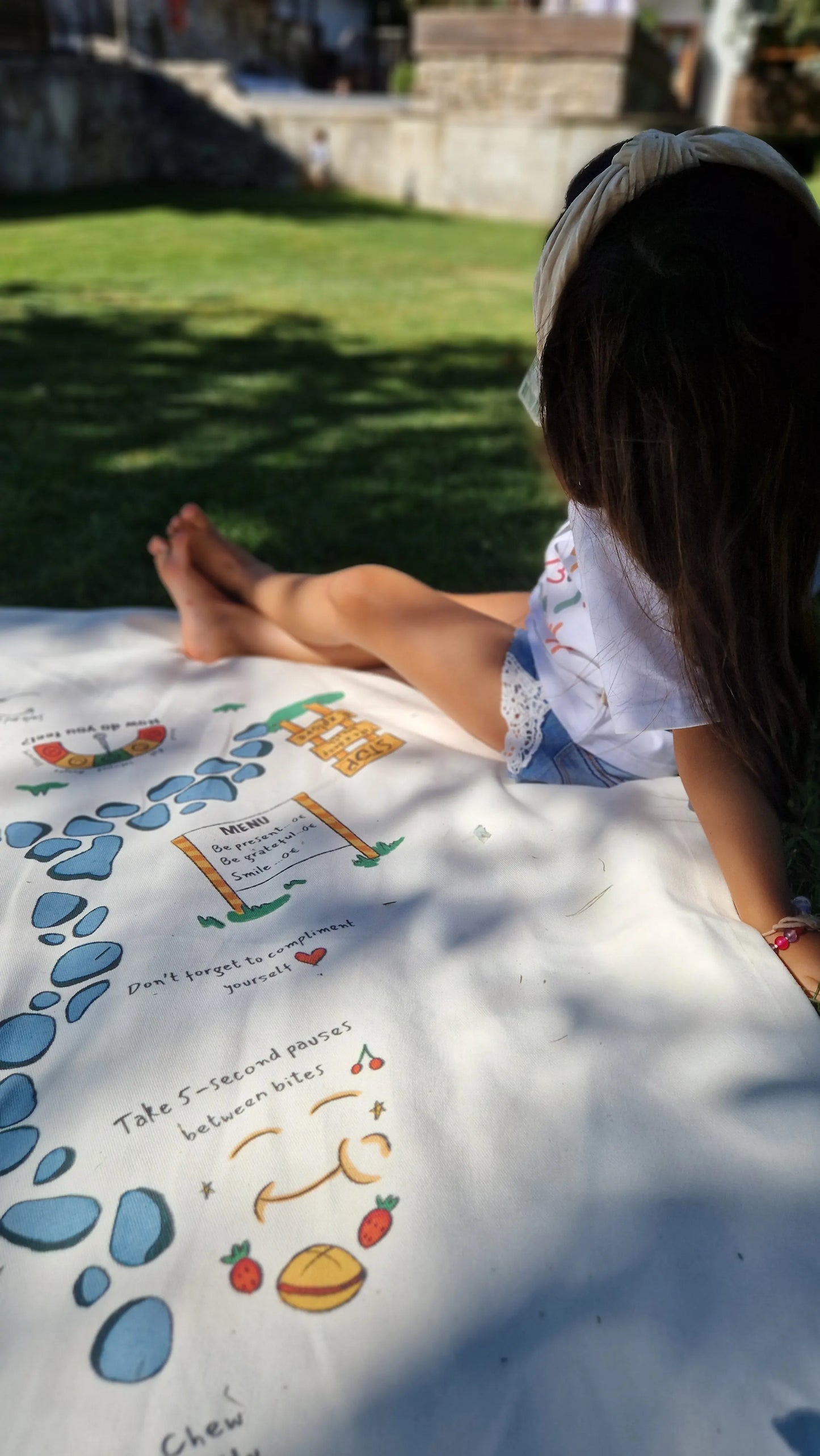 Picnic Towel - Mindful Eating