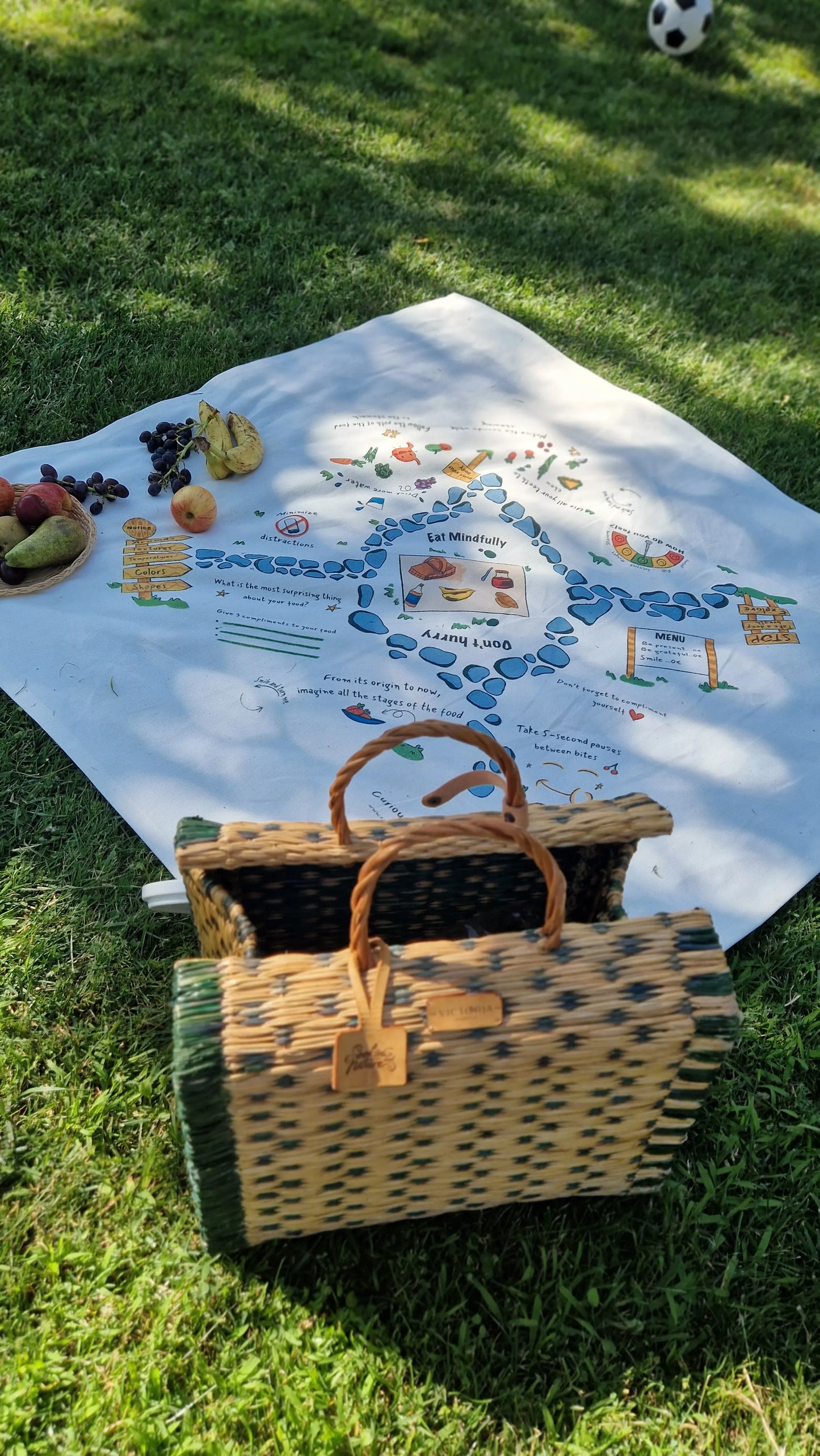 Picnic Towel - Mindful Eating