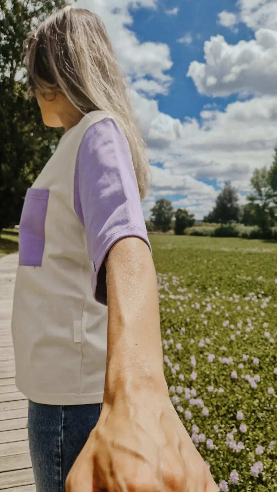 Serenity Lavender oversized T-shirt