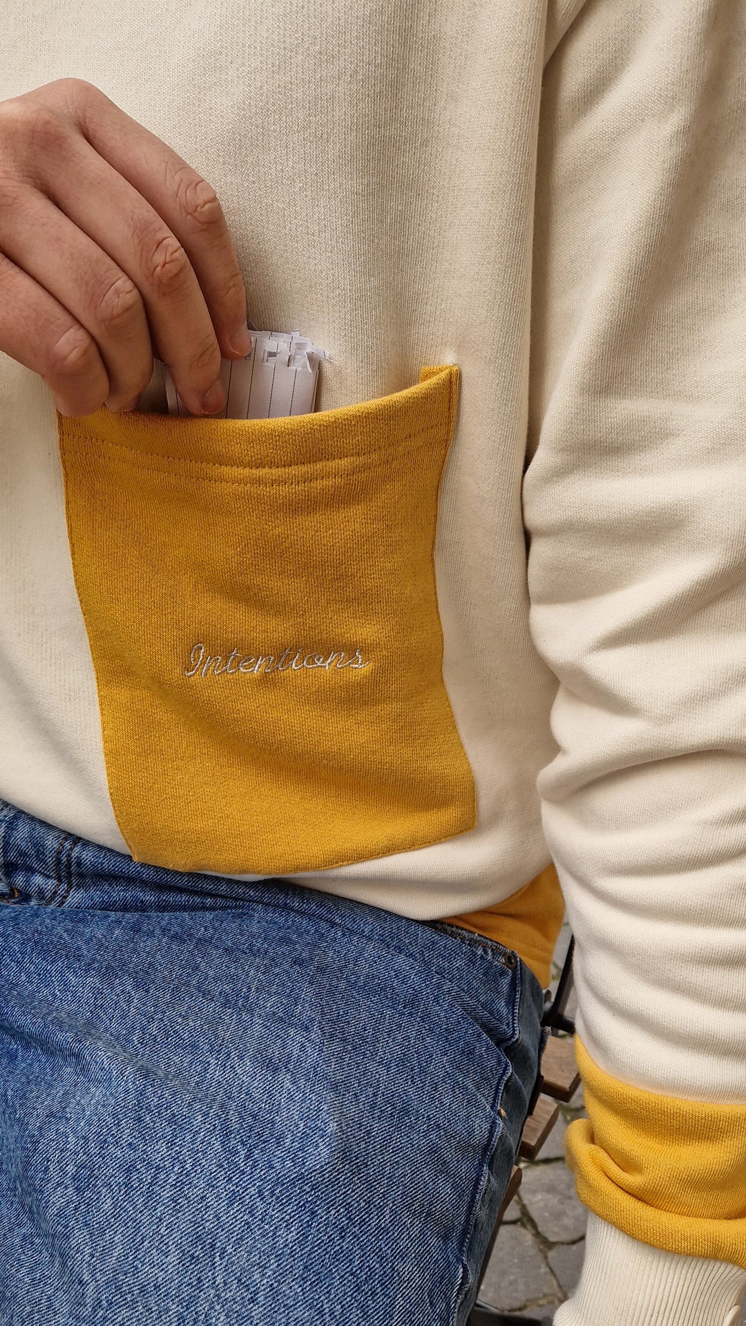 Intentions Sweatshirt Algodão orgânico